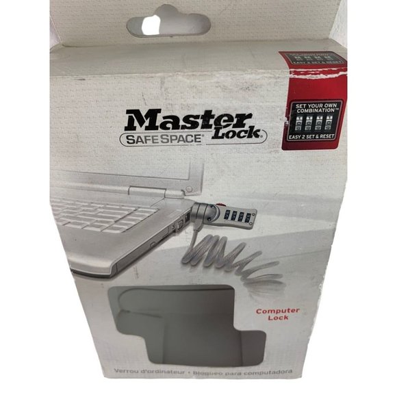 Master Lock 2120D Laptop Combination Computer Lock with Self Coiling Cable - Picture 5 of 6